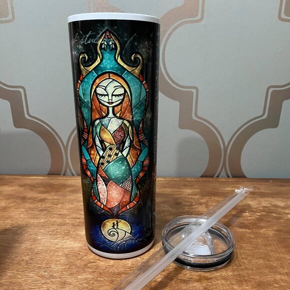 Stained Glass Pumpkin King 20 oz tumbler - Picture 2 of 4